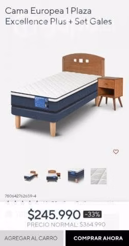 Cama de 1 plaza