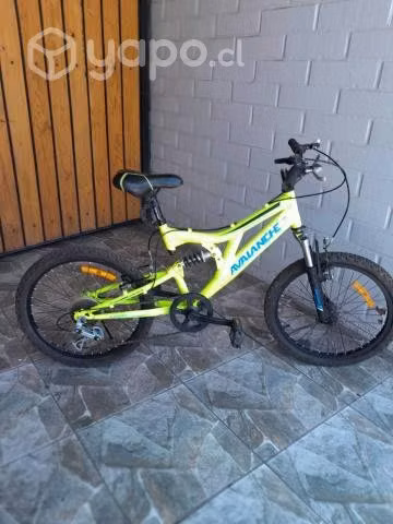 Bicicleta avalanche aro 20 doble suspension