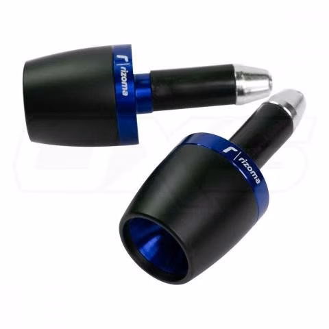 Topes para puño volante moto moxi cnc azules