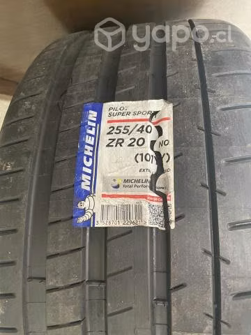 2 Michelin pilot súper sport 255/40r20 nuevos