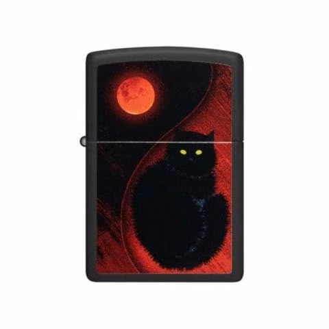 Zippo Black Cat Design ZP48453
