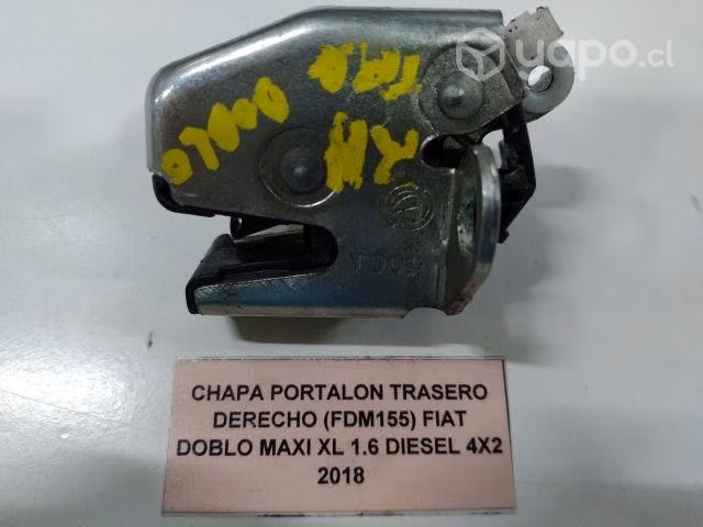 Chapa Portalon Trasero Derecho (FDM155) Fiat Doblo