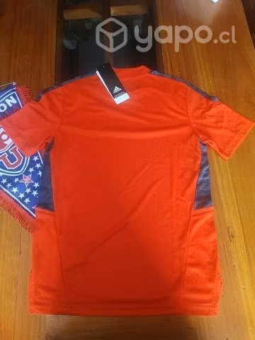 U de Chile polera infantil T:2021 talla 11/12 años
