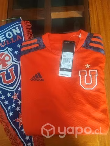 U de Chile polera infantil T:2021 talla 11/12 años