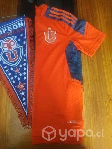 U de Chile polera infantil T:2021 talla 11/12 años