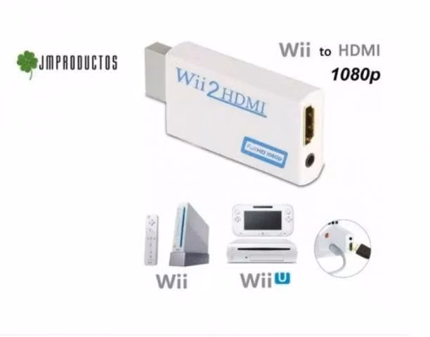 Wii 2 Hdmi Adaptador Wii Hdmi Aux 3.5 Wii2hdmi 480