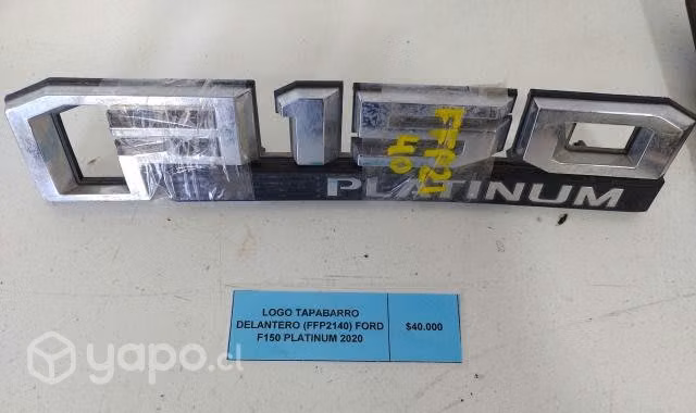 Logo Tapabarro Del (FFP2140) Ford F150 Platinum