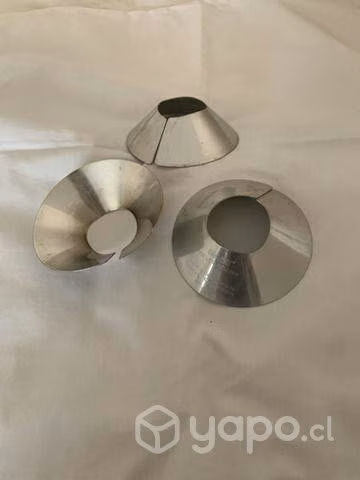 3 Amplificadores de aluminio para ampolletas