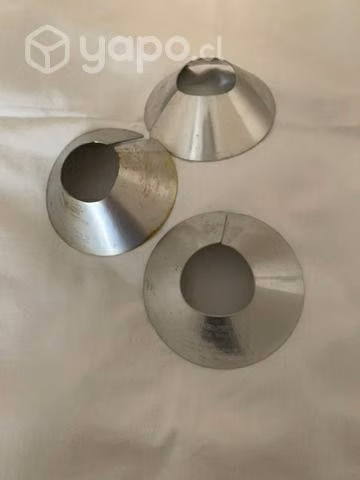 3 Amplificadores de aluminio para ampolletas