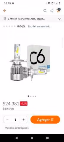 Luces LED auto