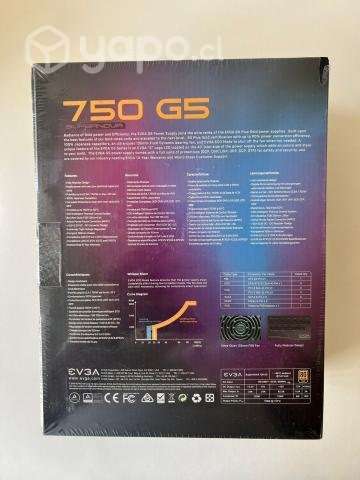 EVGA SuperNOVA 750 G5 (220-G5-0750-X1) (750 W) - Imagen 2