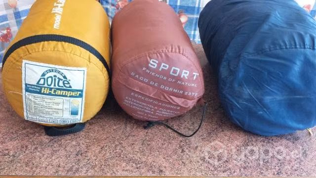 Sacos dormir camping buen estado