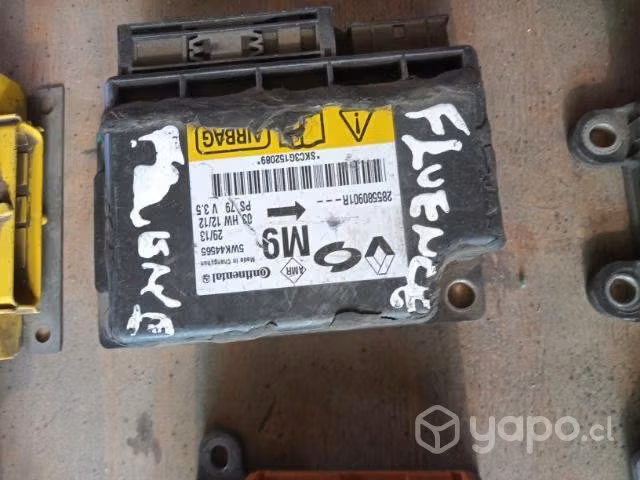 Renault fluence modulo airbag envio regiones