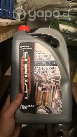 Aceite SAE 20w-50 OPTIMUS 3,78 Litros