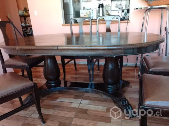 Fino comedor antiguo madera , elegante - Imagen 2
