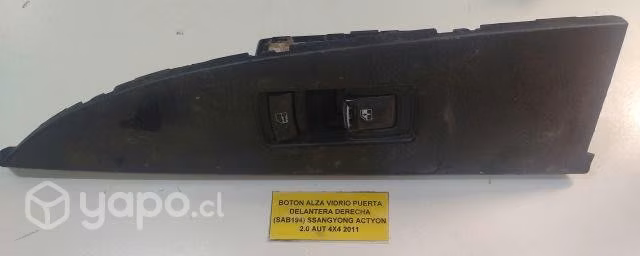 Botón Alza Vidrio Puerta Delantera Derecha SSangyo