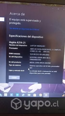 Acer Aspire A314