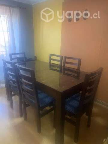 Comedor de madera de roble 6 sillas - Imagen 2