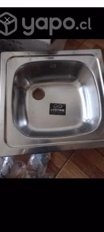 2 lavamanos sobreponer de acero inoxidable
