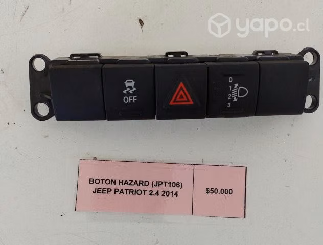 Botón Hazard (JPT106) Jeep Patriot 2.4 2014