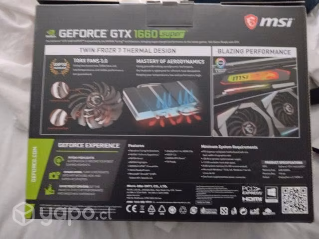 GeForce GTX 1660 súper ( conversable el precio