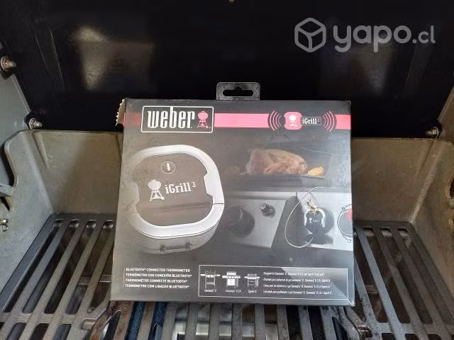 Parrilla a gas marca weber