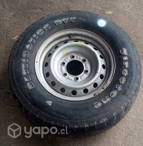 Llanta Fierro Con Neumático 245 75 R16 (CNH014) Ch