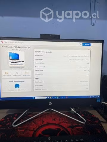All in One HP 24-df1508la