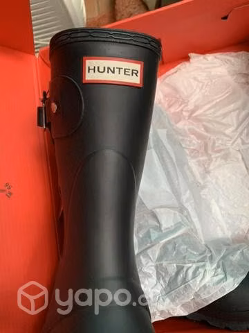 Original bota hunter negra embalada