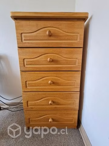 Comoda cajonera de madera usada