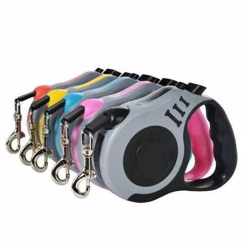 Correa Retractil Paseo Mascotas Perros Gatos 5mts