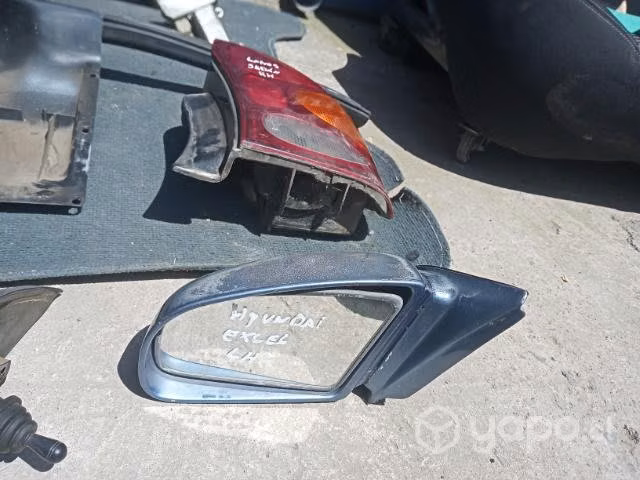 Hyundai excel espejo retrovisor original envio reg