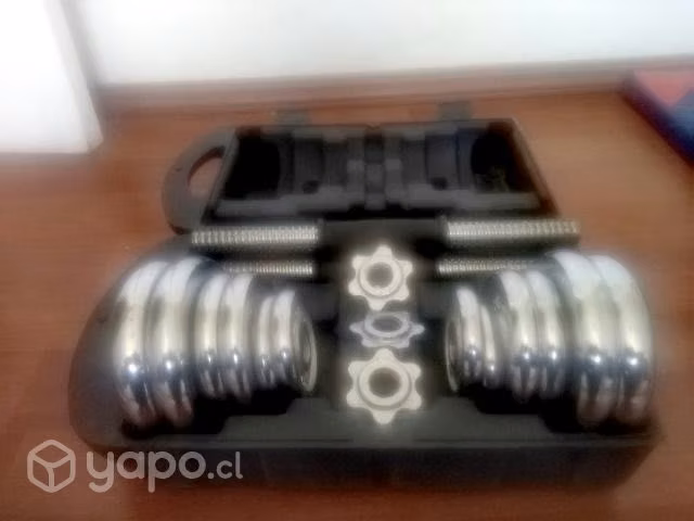 Mancuernas ajustables con caja incluida