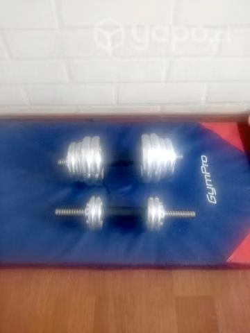 Mancuernas ajustables con caja incluida