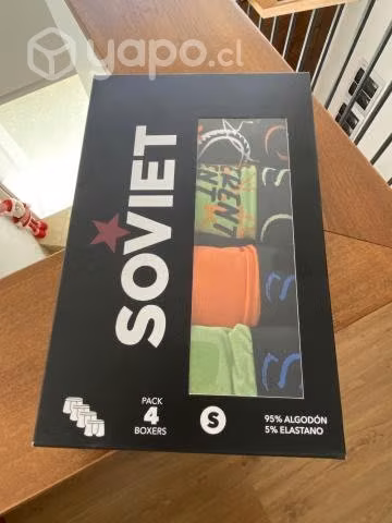 Pack 4 Boxers Soviet Talla S