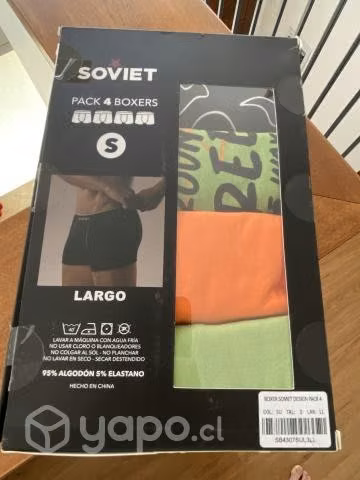 Pack 4 Boxers Soviet Talla S