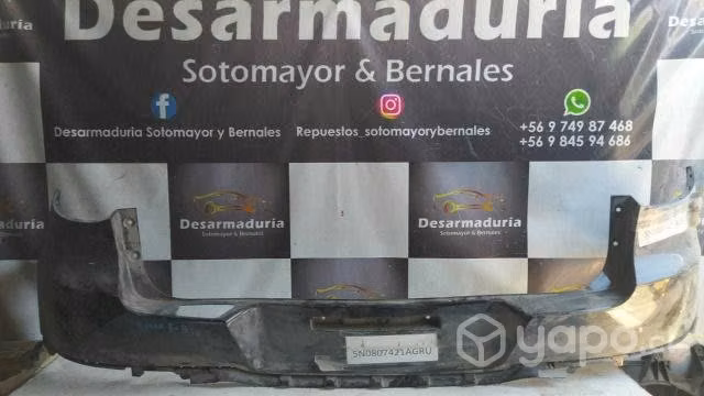 Parachoque trasero tiguan 2008 a 2016. 2.1
