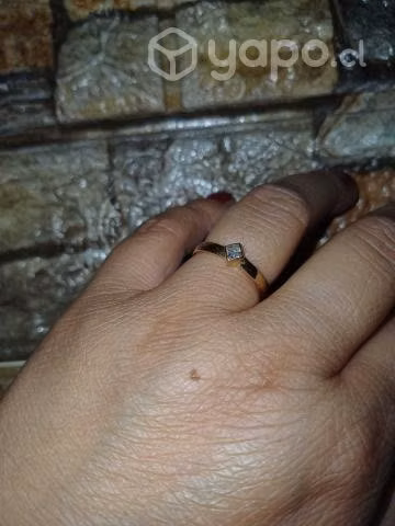 Anillo de oro 18 k, poco uso