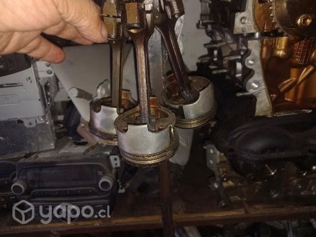 Pistones con bielas chevrolet spark lt motor 800