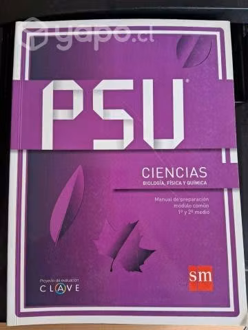 Libros PSU edición SM/Santillana/UC
