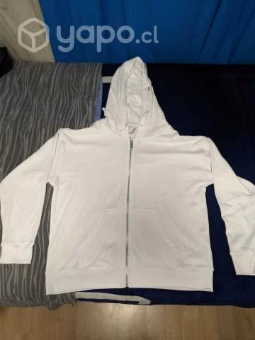 Poleron Blanco Calvin Klein Talla XL Original