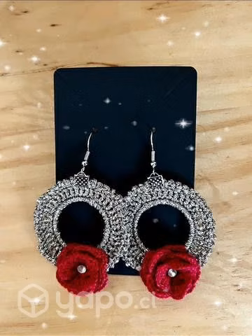 Aros tejidos a crochet