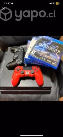 PS4 de 1 TERA CON 2 JOYSTICK 10 JUEGOS