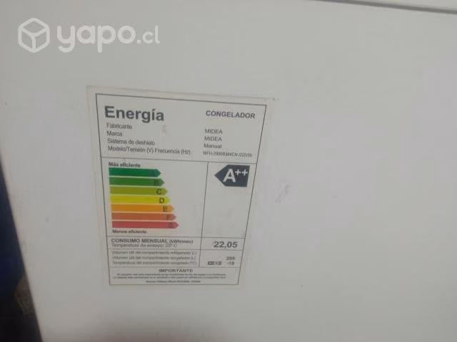Congeladora midea 300 litros - Imagen 3