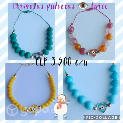 Pulseras con ojo turco, hermosas de protección - Imagen 2
