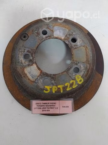 Disco Tambor Freno Tras izq (JPT228) Jeep Patriot