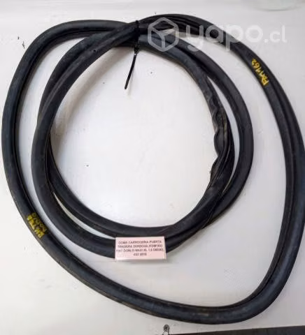 Goma Carrocería Puerta Trasera Derecha FIAT