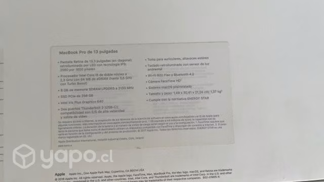 MacBook Pro - de 13 pulgada - Imagen 3