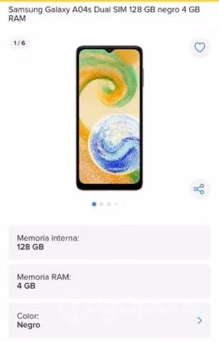Samsung Galaxy A04s dual 128GB - Imagen 3