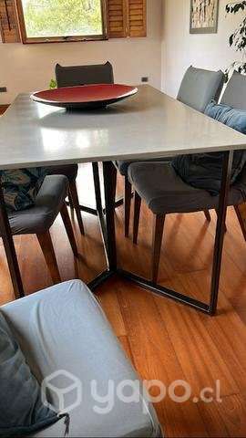 Mesa de mármol con 6 sillas de regalo - Imagen 4